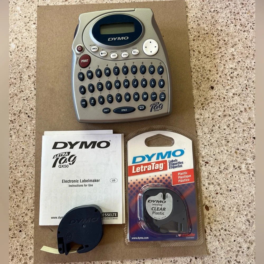 DYMO LetraTag QX50 Label Maker - includes extra label tape